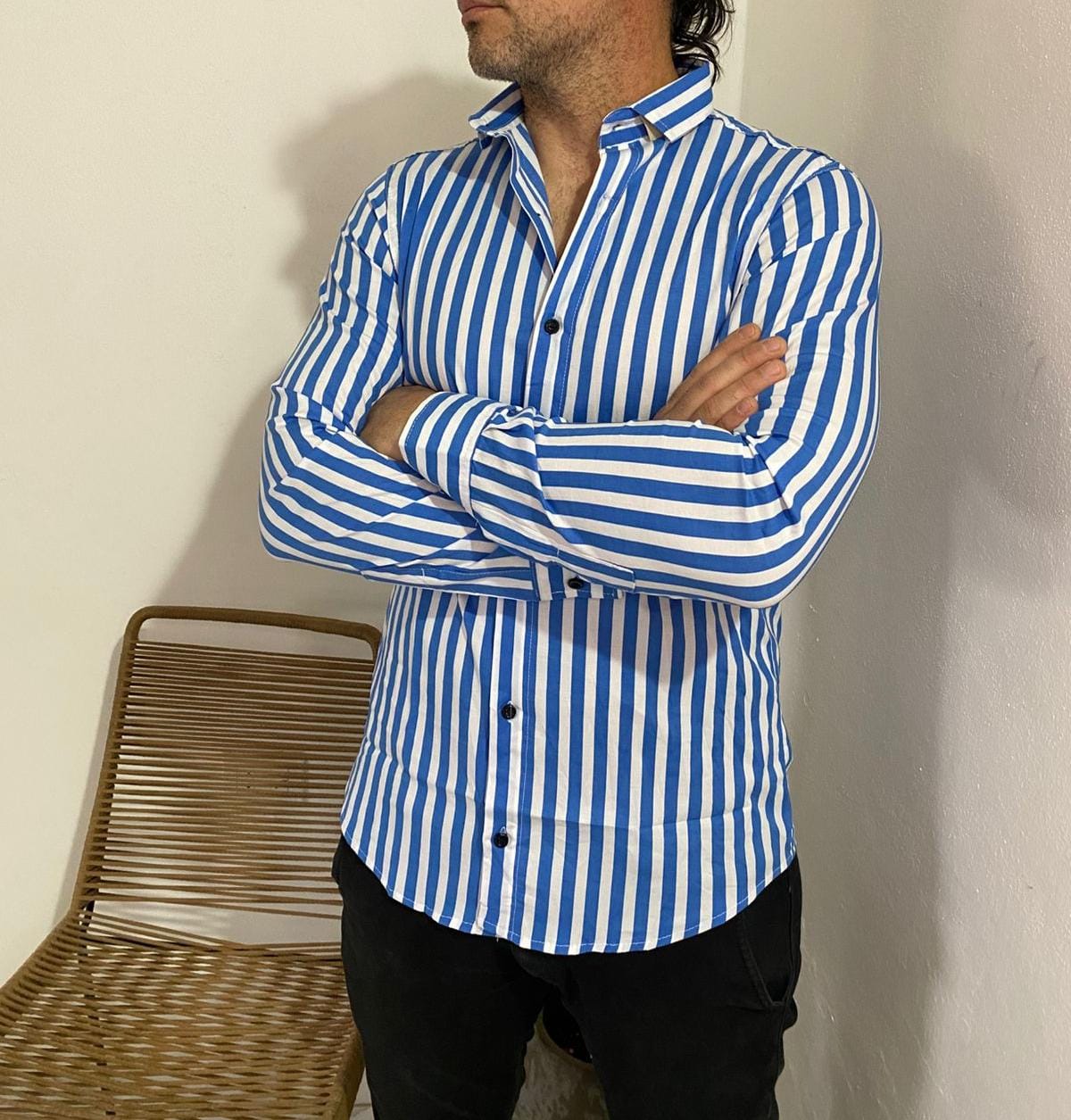 158-31-CAMISA A RAYAS